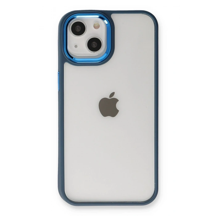 iPhone 14 Plus Kılıf Dora Kapak - Mavi