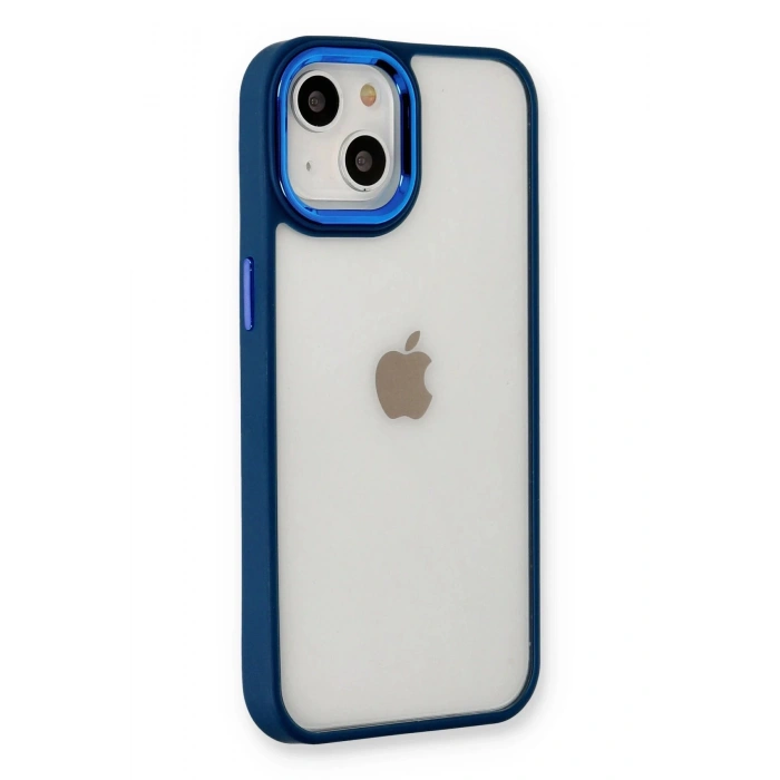 iPhone 14 Plus Kılıf Dora Kapak - Mavi