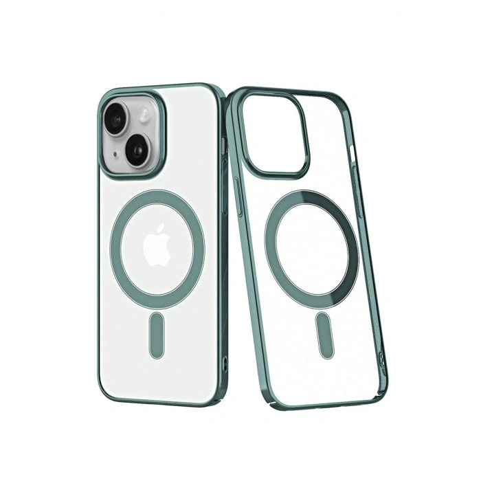 iPhone 14 Plus Kılıf Element Magneticsafe Sert Kapak - Köknar Yeşili