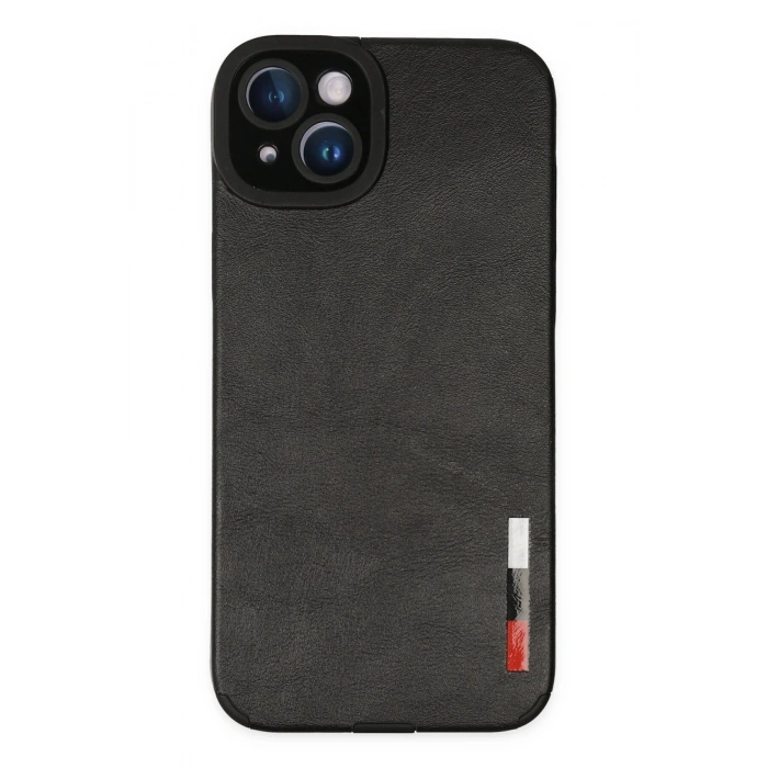 iPhone 14 Plus Kılıf Loop Deri Silikon - Siyah