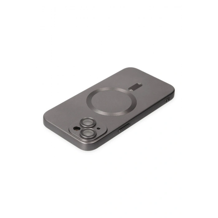 iPhone 14 Plus Kılıf Moshi Lens Magneticsafe Silikon - Füme