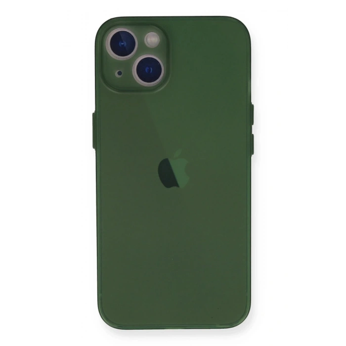 iPhone 14 Plus Kılıf PP Ultra İnce Kapak - Yeşil