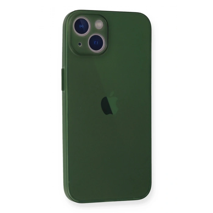 iPhone 14 Plus Kılıf PP Ultra İnce Kapak - Yeşil