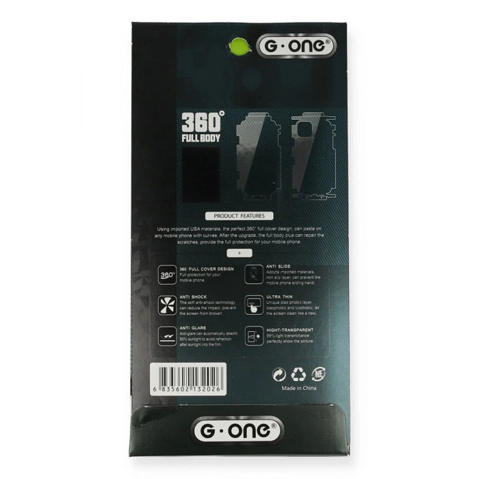 iPhone 14 Pro 360 Full Body Arka Koruyucu