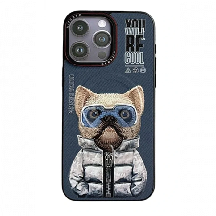 iPhone 14 Pro Fun Magsafe Kapak - Lacivert-2