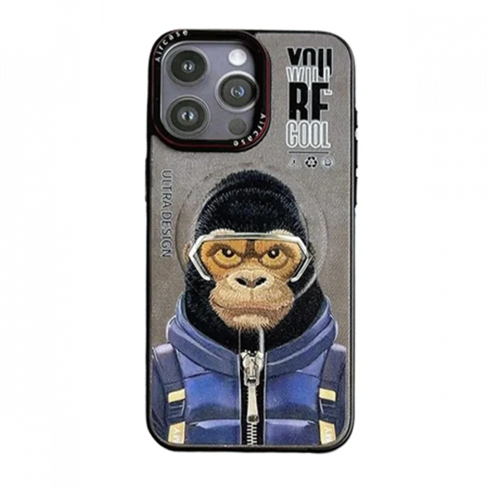 iPhone 14 Pro Fun Magsafe Kapak - Natural Grey