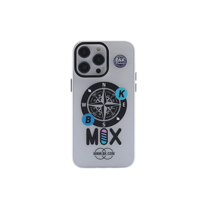 iPhone 14 Pro Kılıf Apollo Magneticsafe Desenli Kapak - Apollo Şeffaf - 3