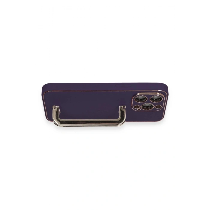 iPhone 14 Pro Kılıf Coco Elit Kapak - Derin Mor