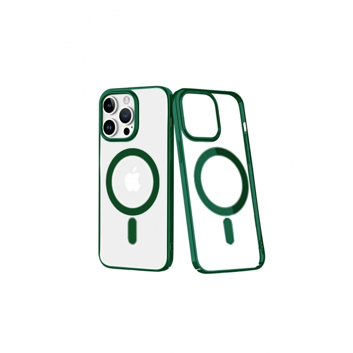iPhone 14 Pro Kılıf Element Magneticsafe Sert Kapak - Köknar Yeşili