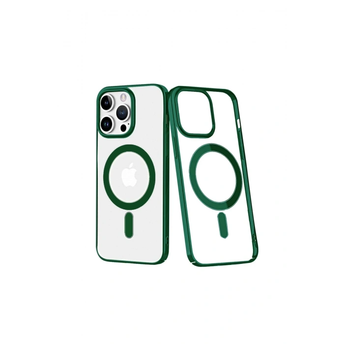 iPhone 14 Pro Kılıf Element Magneticsafe Sert Kapak - Köknar Yeşili
