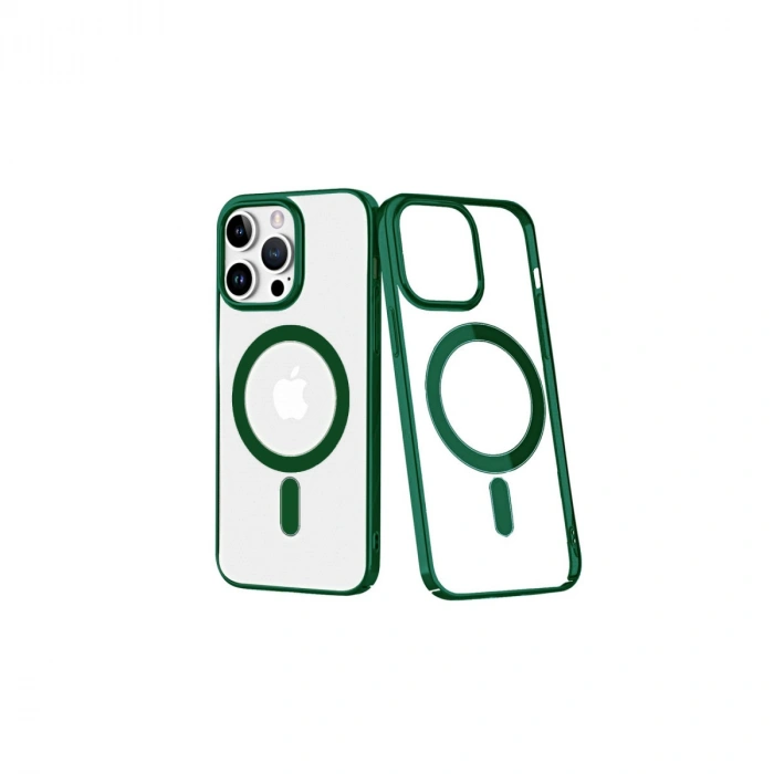 iPhone 14 Pro Kılıf Element Magneticsafe Sert Kapak - Köknar Yeşili