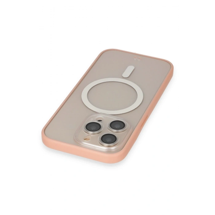 iPhone 14 Pro Kılıf Grand Magneticsafe Kapak - Pembe