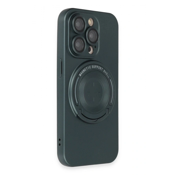 iPhone 14 Pro Kılıf Lukka Magneticsafe Kapak - Koyu Yeşil