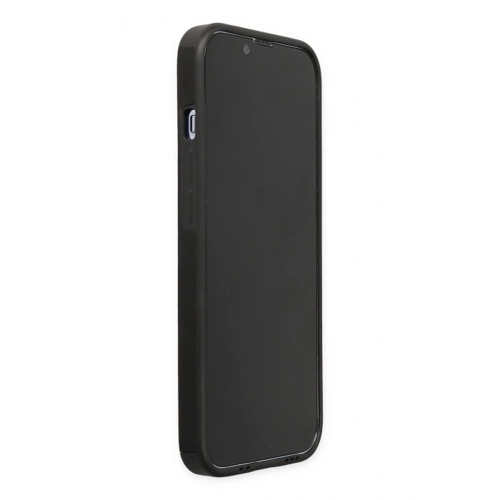 iPhone 14 Pro Kılıf Mega Standlı Silikon - Siyah