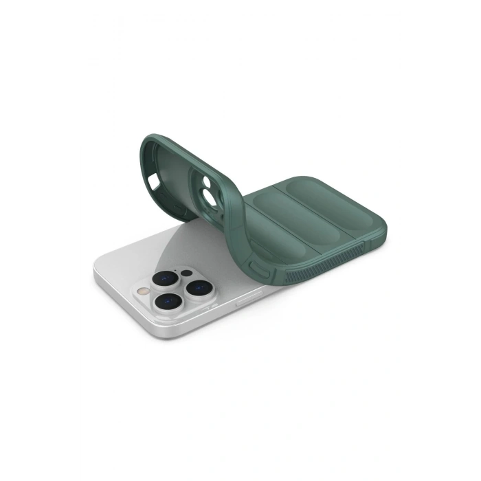 iPhone 14 Pro Kılıf Optimum Silikon - Koyu Yeşil