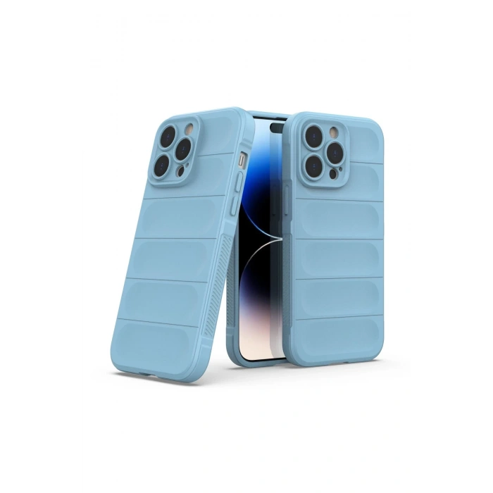 iPhone 14 Pro Kılıf Optimum Silikon - Sky Blue