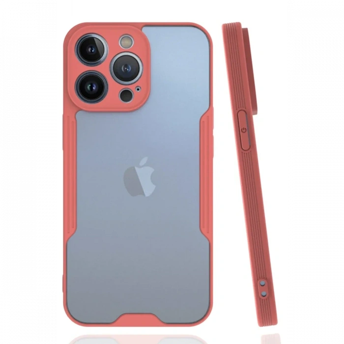 iPhone 14 Pro Kılıf Platin Silikon - Pembe