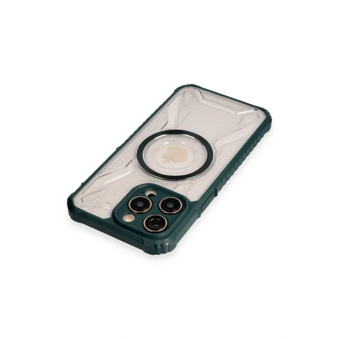 iPhone 14 Pro Kılıf Prag Magneticsafe Kapak - Koyu Yeşil