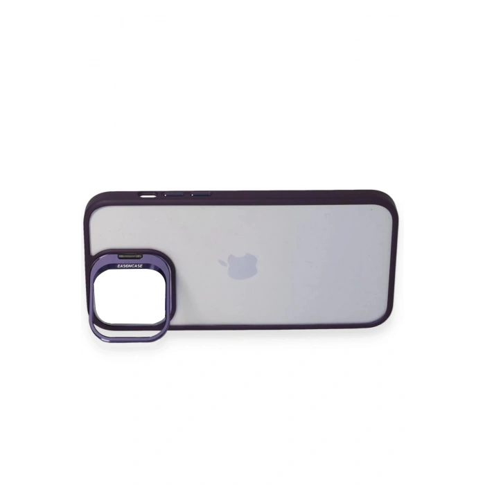iPhone 14 Pro Kılıf Roblox Lens Standlı Kapak - Mor