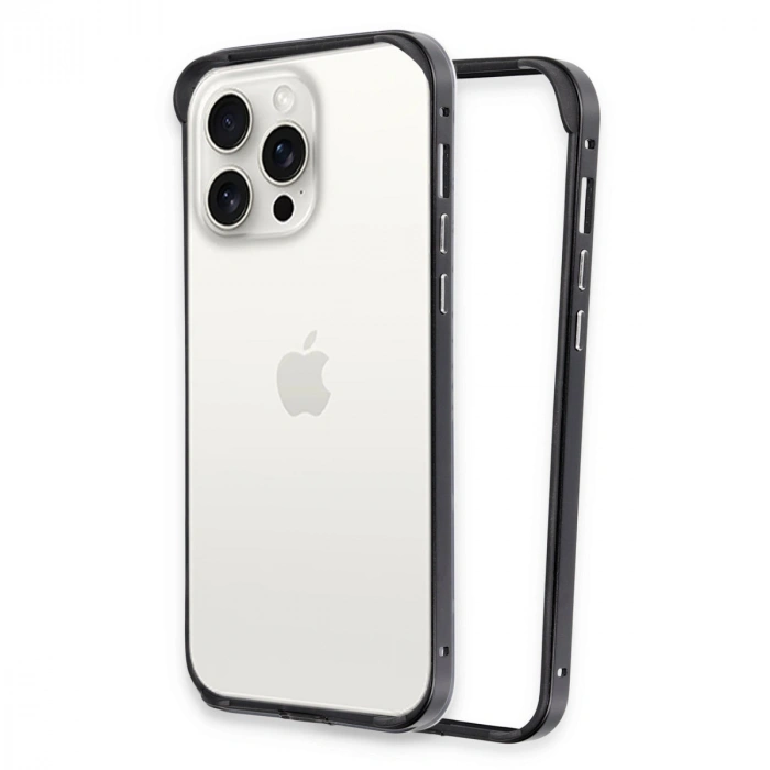 iPhone 14 Pro Land Bumper Koruma Kapak - Siyah