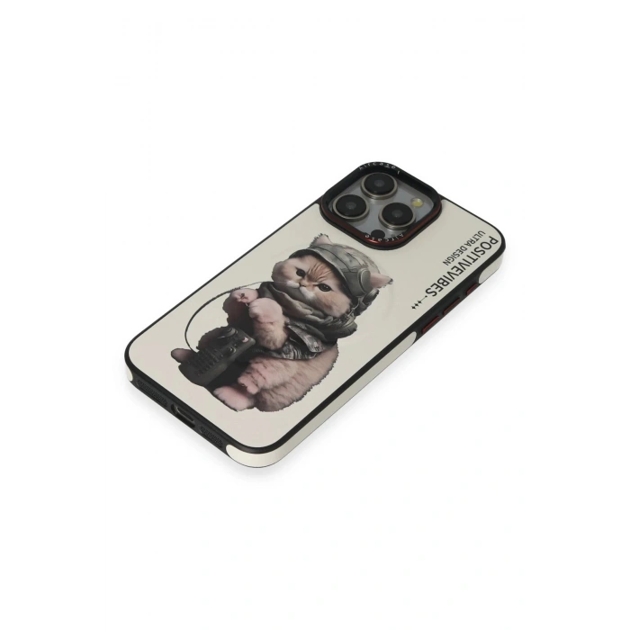 iPhone 14 Pro Max Fun Magsafe Kapak - Beyaz