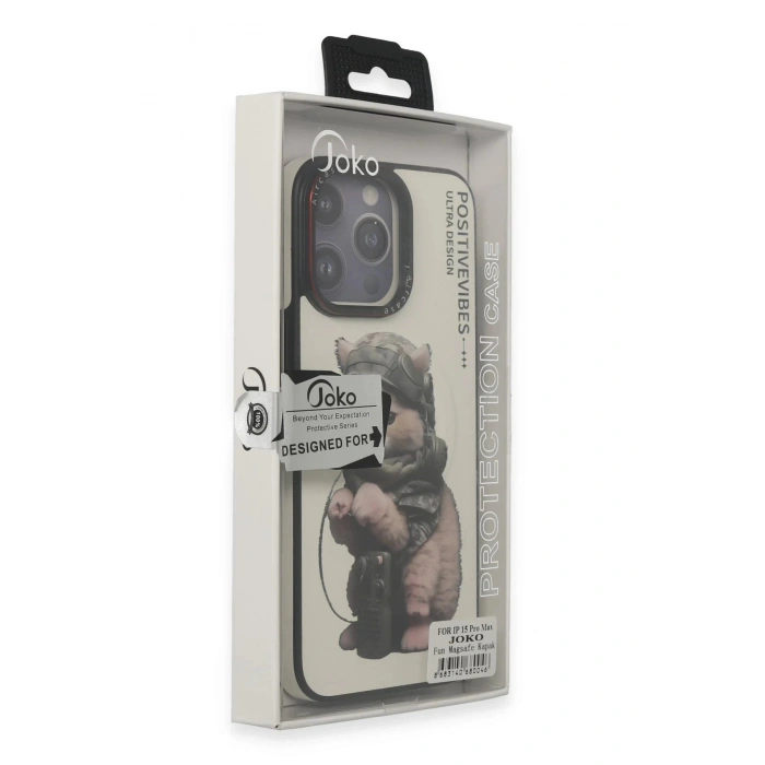 iPhone 14 Pro Max Fun Magsafe Kapak - Beyaz