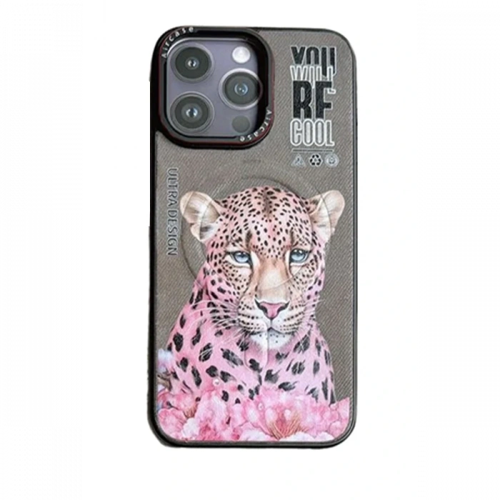 iPhone 14 Pro Max Fun Magsafe Kapak - Natural Grey-2