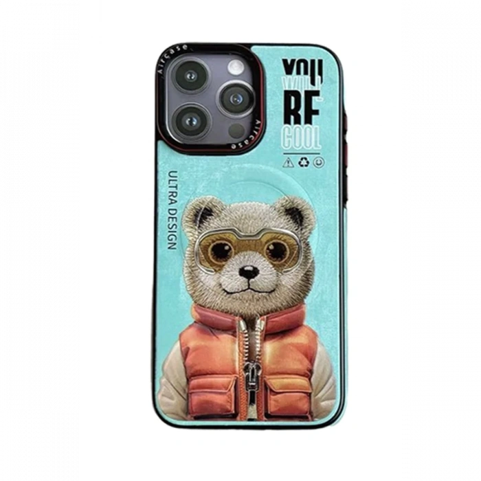 iPhone 14 Pro Max Fun Magsafe Kapak - Turkuaz