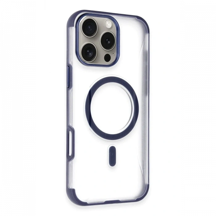 iPhone 14 Pro Max Hilton Magsafe Kapak - Lacivert