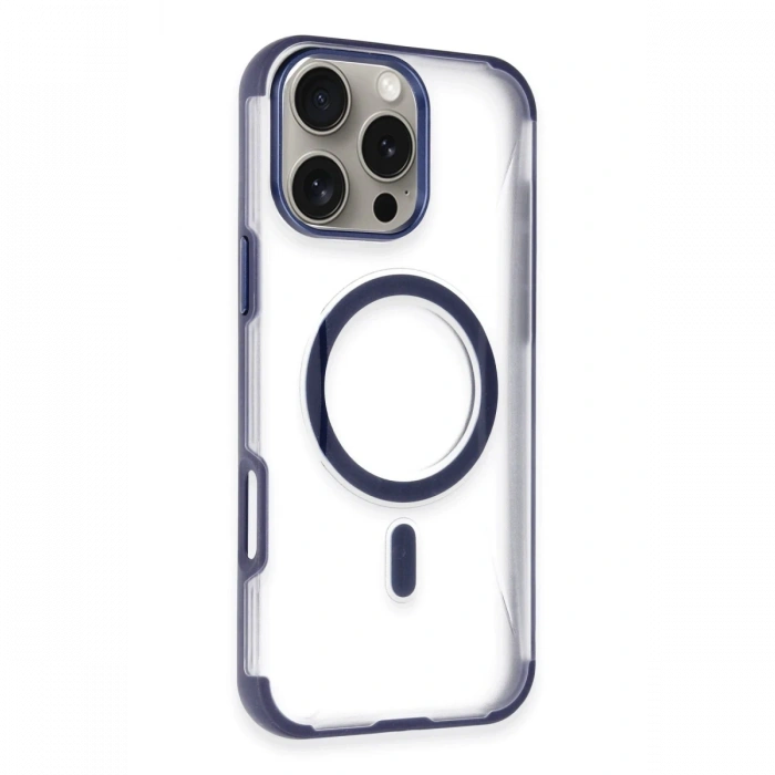 iPhone 14 Pro Max Hilton Magsafe Kapak - Lacivert