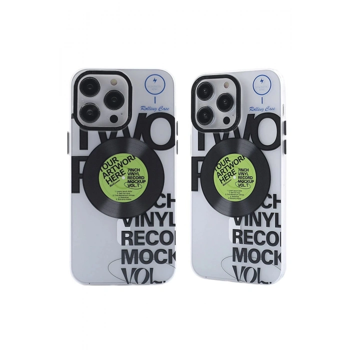 iPhone 14 Pro Max Kılıf Apollo Magneticsafe Desenli Kapak - Apollo Şeffaf - 5