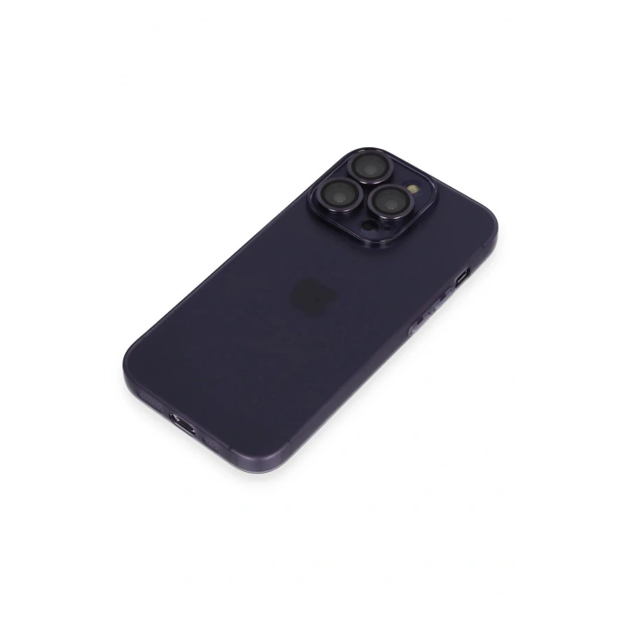 iPhone 14 Pro Max Kılıf Luko Lens Silikon - Siyah