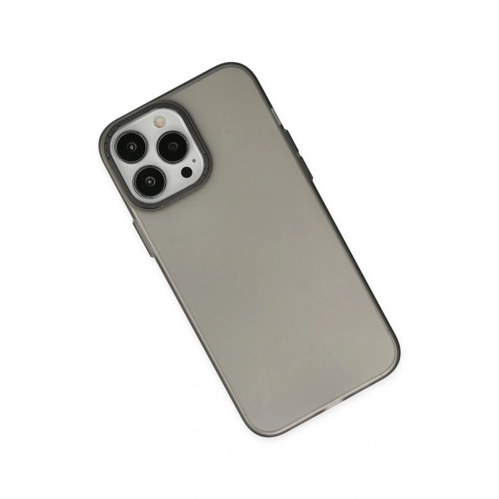 iPhone 14 Pro Max Kılıf Modos Metal Kapak - Siyah