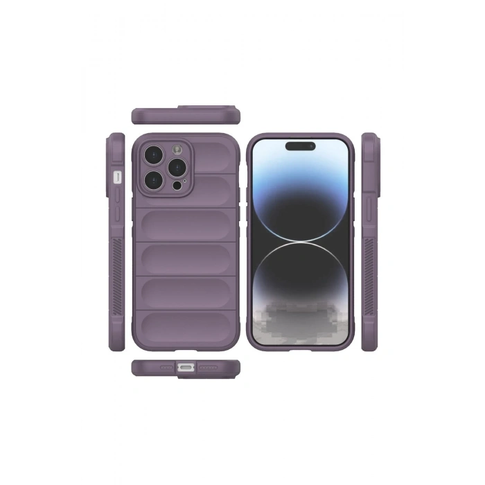 iPhone 14 Pro Max Kılıf Optimum Silikon - Mor