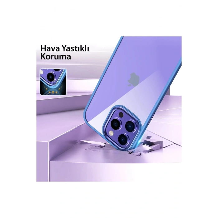 iPhone 14 Pro Max Kılıf Power Silikon - Mavi