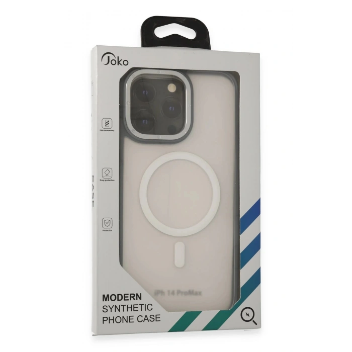 iPhone 14 Pro Max Kılıf Rocky Magsafe Kapak - Derin Mor