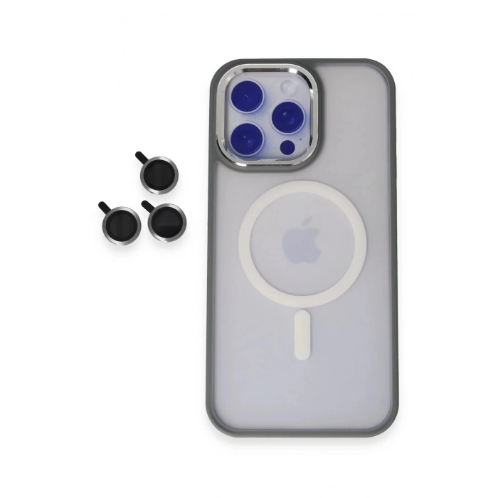 iPhone 14 Pro Winner Magsafe Kapak - Gri