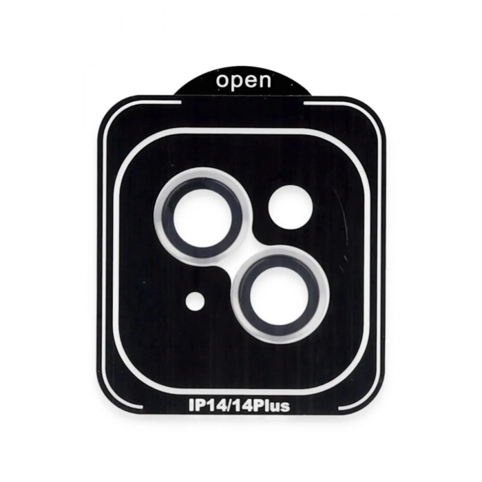 iPhone 14 PVD Metal Kamera Lens - Gümüş