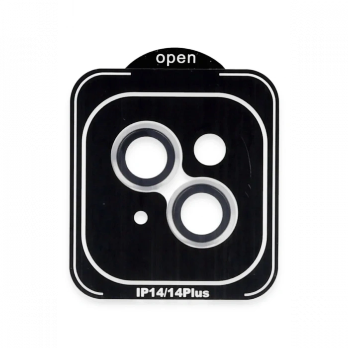 iPhone 14 PVD Metal Kamera Lens - Gümüş