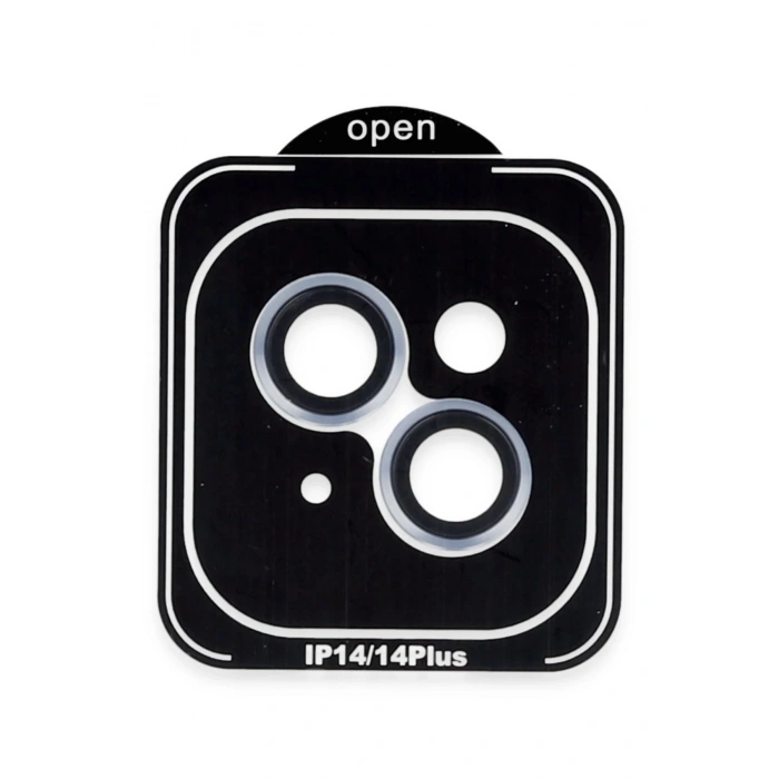 iPhone 14 PVD Metal Kamera Lens - Mavi