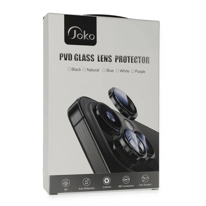 iPhone 14 PVD Metal Kamera Lens - Pembe