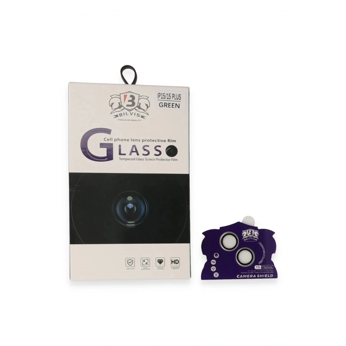 iPhone 15 Bilvis Titan Kamera Lens - Yeşil