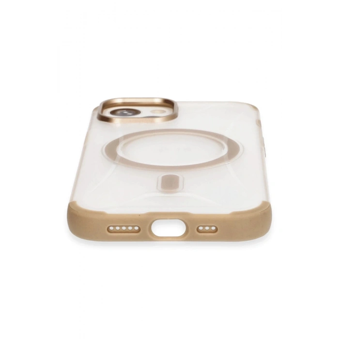 iPhone 15 Hilton Magsafe Kapak - Gold