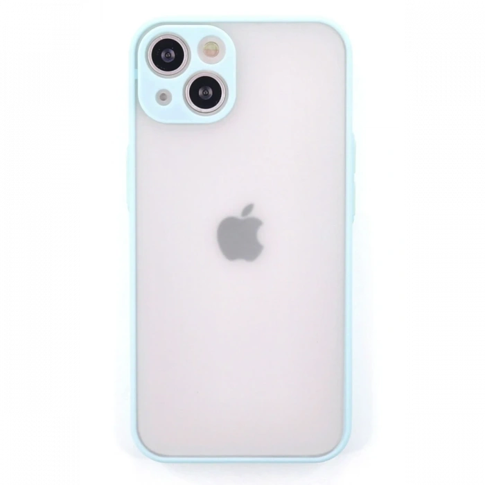 iPhone 15 Plus Kılıf Montreal Silikon Kapak - Turkuaz