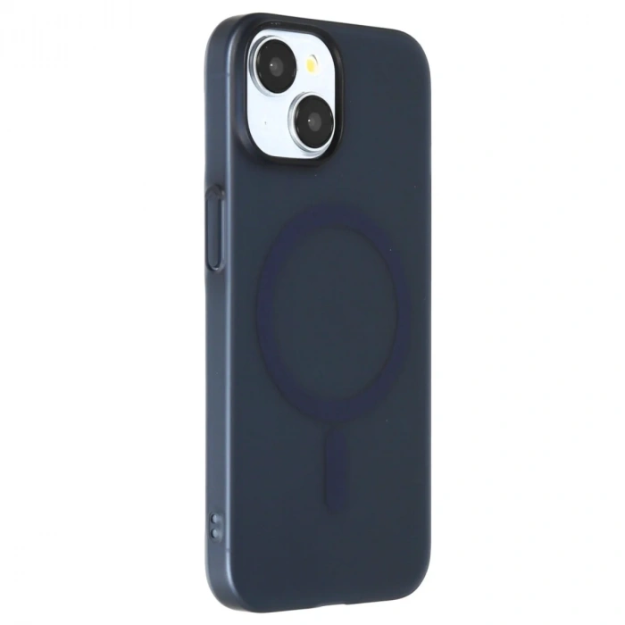 iPhone 15 Plus Tuna PC Slim Magsafe Kapak - Lacivert
