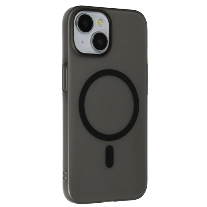 iPhone 15 Plus Tuna PC Slim Magsafe Kapak - Siyah