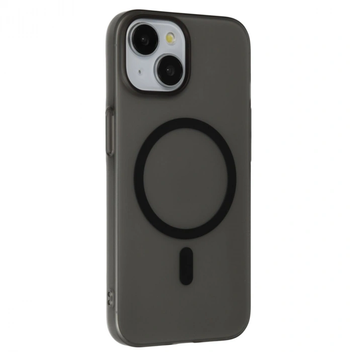 iPhone 15 Plus Tuna PC Slim Magsafe Kapak - Siyah