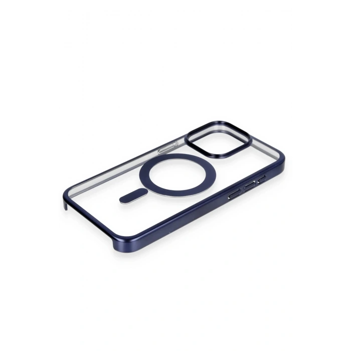 iPhone 15 Pro Kılıf Erozi Magsafe Kapak - Lacivert
