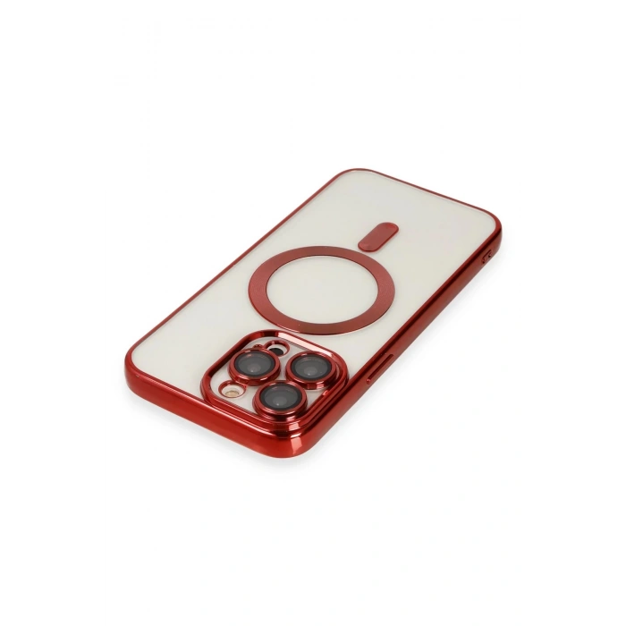 iPhone 15 Pro Kılıf Kross Magneticsafe Kapak - Kırmızı