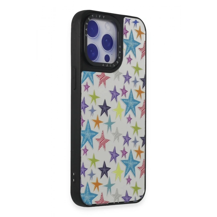 iPhone 15 Pro Kılıf Mirror Desenli Kapak - Mirror - 18